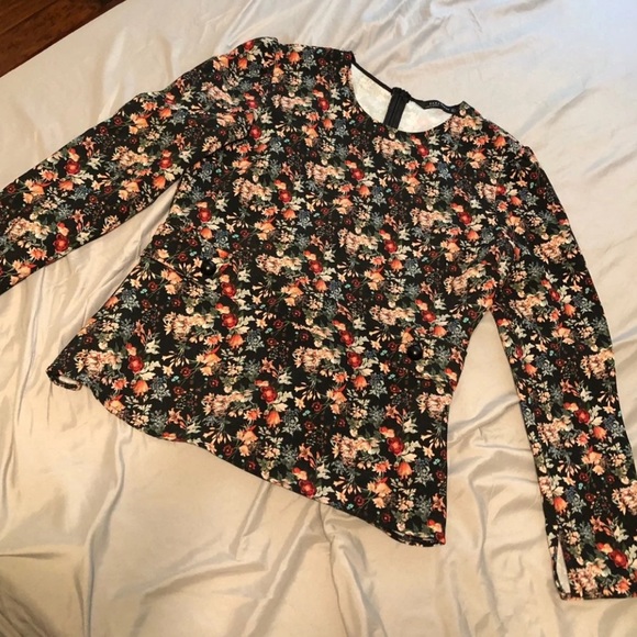 ZARA Floral Top - Picture 1 of 6